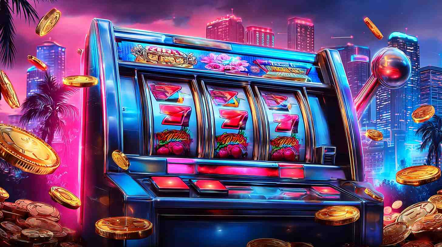 Ambiente retro: Sala de tragamonedas del casino MXGOOD
                              